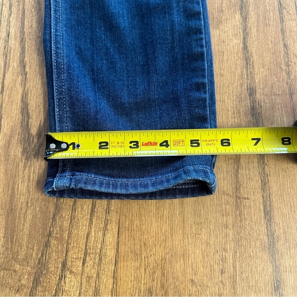 Paige Hoxton Skinny Jeans Medium Dark Wash Denim Size 28 Comfy Casual - Picture 5 of 12